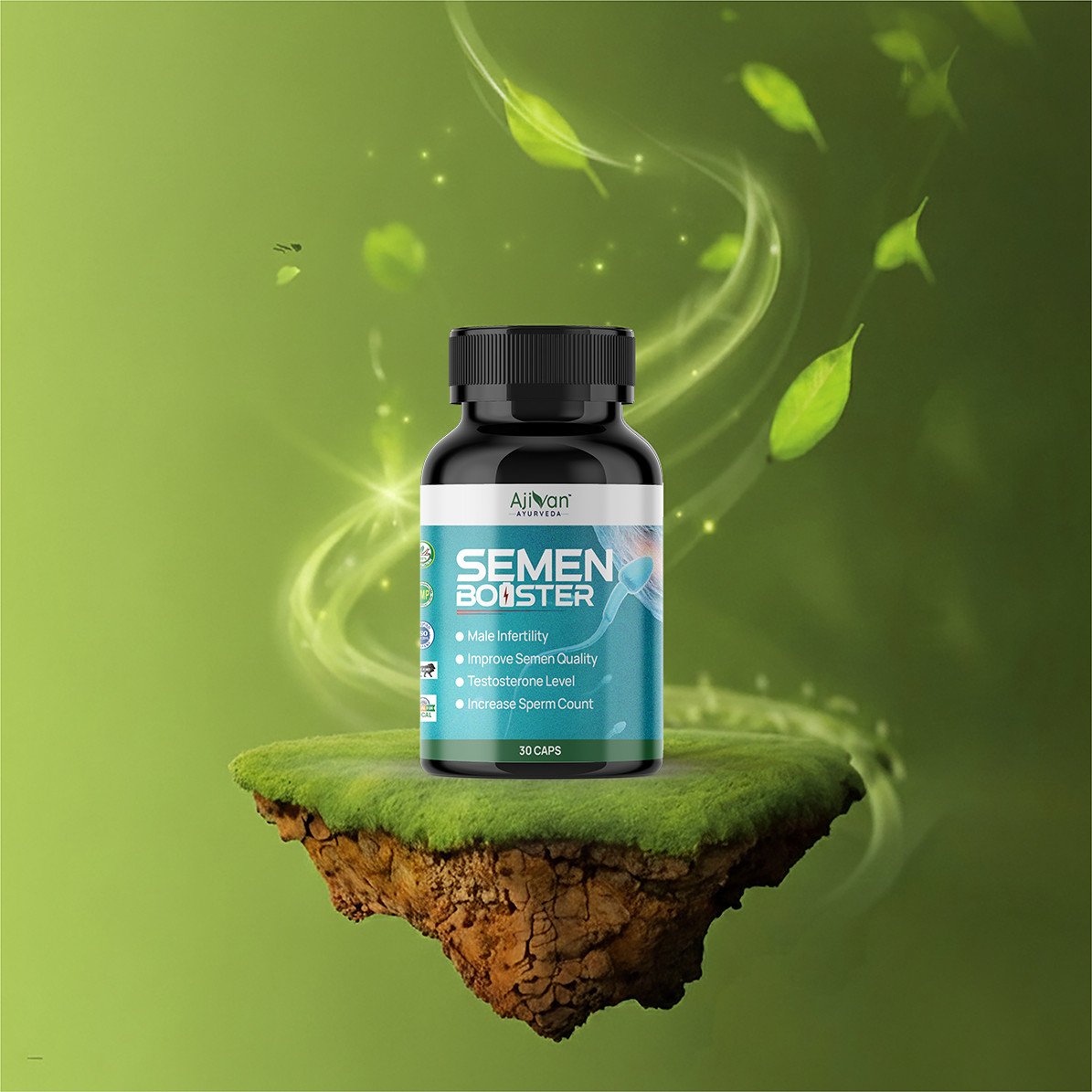Semen Booster -Supports Sperm Count, Semen Quality & Male Vitality